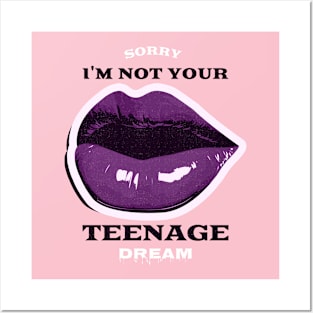 Teenage Dream Lips Posters and Art